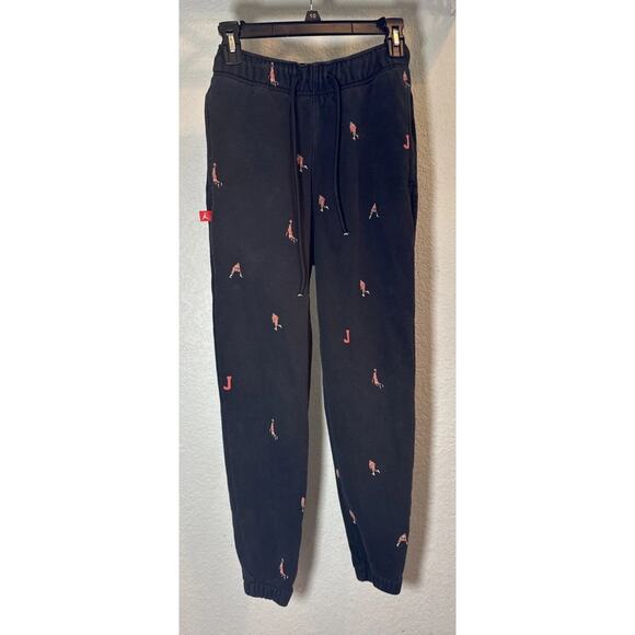 Nike Air Jordan Essentials Printed French Terry Pants Size XS Loungewear Comfort - Picture 1 of 11